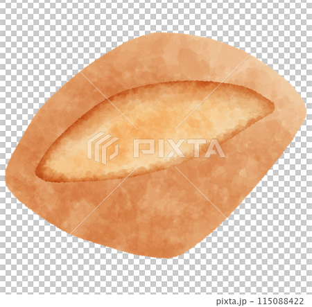 法國麵包插畫 Pain rustique 115088422