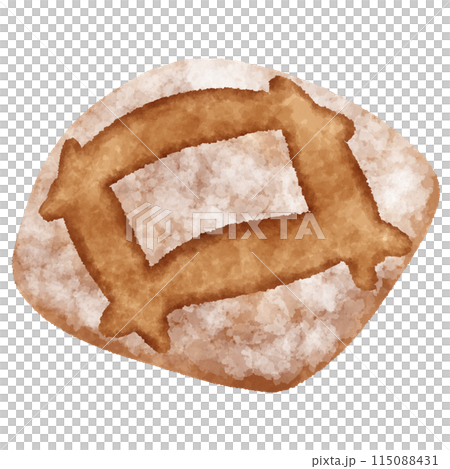 法國麵包插畫 Pain de lodève 115088431