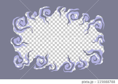 Spooky vortex decorative frame/border (horizontal/rectangular) Spooky vortex decorative frame/border (horizontal/rectangular) 115088788