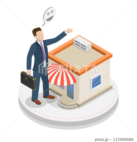 3D Isometric Flat Vector Illustration of Types Of Business, Corporate Strategy. Item 6 3D Isometric Flat Vector Illustration of Types Of Business, Corporate Strategy. Item 6 115090066