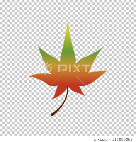 秋天楓葉的簡單插圖 115090068