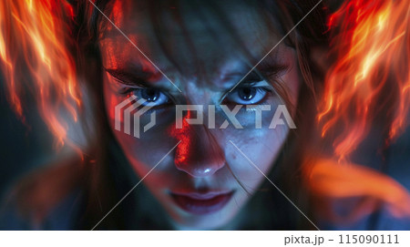 ADHD, attention deficit hyperactivity disorder and disease, mental health of adults , generated AI  115090111