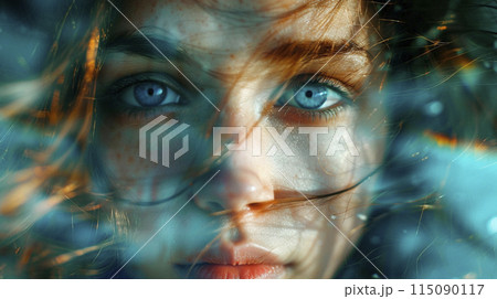 ADHD, attention deficit hyperactivity disorder and disease, mental health of adults , generated AI  115090117