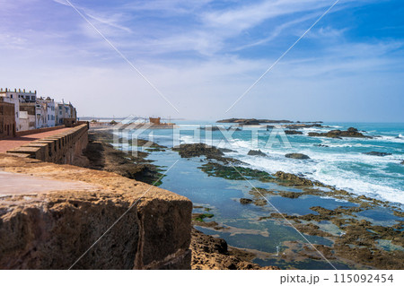 Enjoy views of the Atlantic Ocean from the historic fort. Essaouira. 115092454