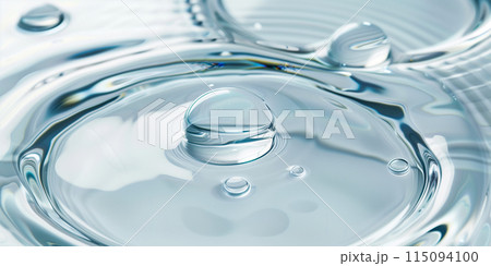 Clear gel serum texture. Liquid skincare cream background Clear gel serum texture. Liquid skincare cream background 115094100