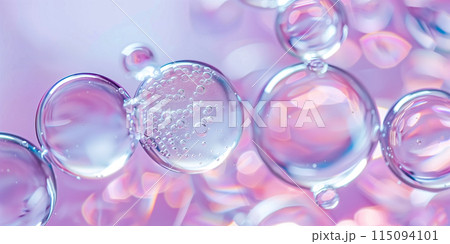Pink gel texture. Cosmetic clear liquid cream smudge. Transparent skin care product sample closeup. Pink gel texture. Cosmetic clear liquid cream smudge. Transparent skin care product sample closeup. 115094101