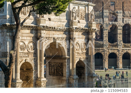 Arch of Constantine in Rome, Italy Arch of Constantine in Rome, Italy 115094583
