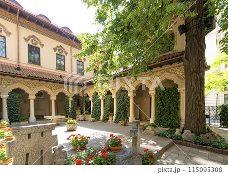 Stavropoleos Monastery in Bucharest, Romania Stavropoleos Monastery in Bucharest, Romania 115095308