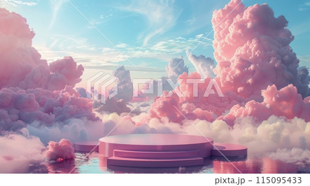 Large Round Object Floating in Body of Water 115095433