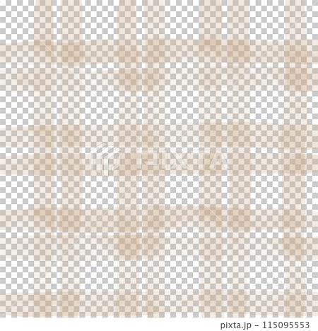 Brown Beige Plaid Gingham Check Hand Drawn Background Overlay 115095553