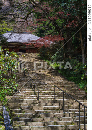 奈良 室生寺 鎧坂と金堂 115099019