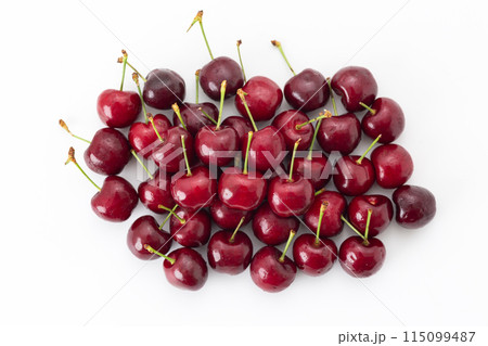 白バックのアメリカンチェリー 115099487