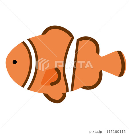 かわいいクマノミのイラスト 115100113