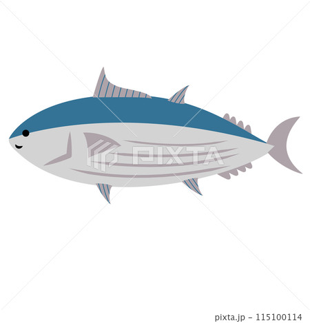 かわいいカツオのイラスト 115100114