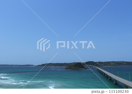 美しい瀬戸大橋の景色 115100230