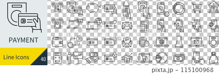 支払いのアイコンセット 115100968