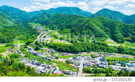 山寺（立石寺）：五大堂からの眺め 115102130