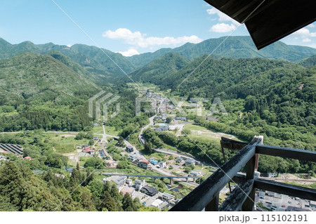山寺(立石寺):五大堂からの眺め 山寺(立石寺):五大堂からの眺め 115102191