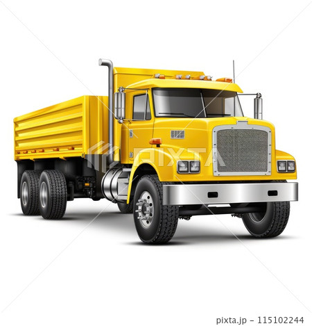 Dump Truck 3D rendering heavy construction machinery Dump Truck 3D rendering heavy construction machinery 115102244