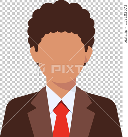 businessman avatar flat Icon. 115102673
