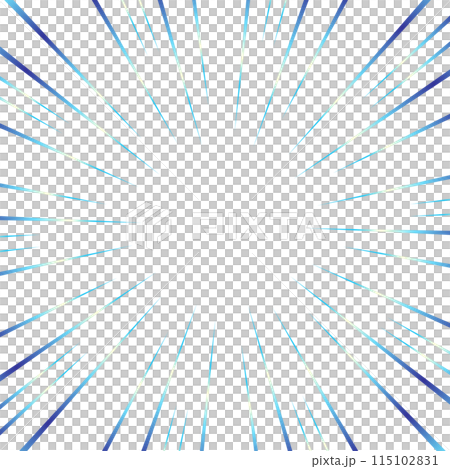 Sparkling blue gradient focus lines 115102831