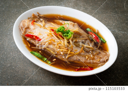 Steamed Fish with Soy Sauce Steamed Fish with Soy Sauce 115103533