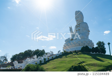 Wat Huay Pla Kang in Chiang Rai, Thailand Wat Huay Pla Kang in Chiang Rai, Thailand 115104489