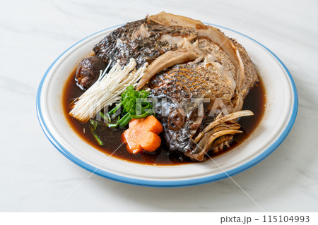 Boiled Fish Head with Soy Sauce 115104993