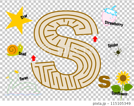 Alphabet Maze: S Alphabet Maze: S 115105349