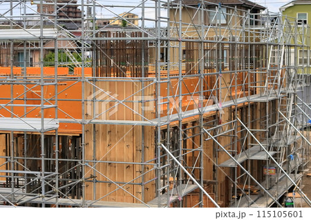 1階の型枠建て込み状況(建築工事) 1階の型枠建て込み状況(建築工事) 115105601