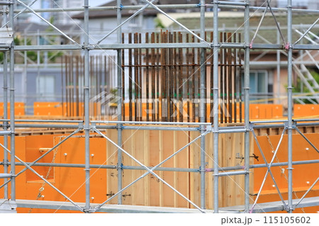 1階の型枠建て込み状況(建築工事) 1階の型枠建て込み状況(建築工事) 115105602
