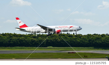 オーストリア航空B772成田アブローチトヨミ オーストリア航空B772成田アブローチトヨミ 115105705