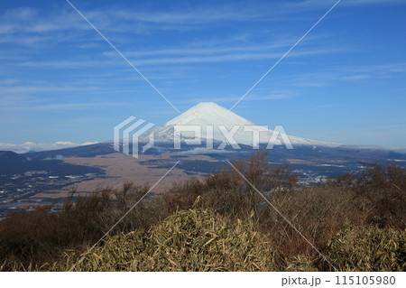 蘆ノ湖スカイラインからの富士山 115105980