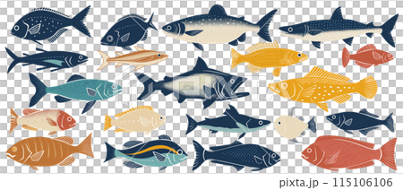 各種魚 各種魚 115106106