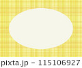 シンプルな黄色のチェック柄の背景 115106927