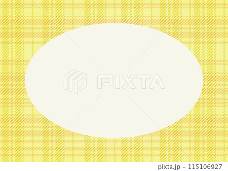 シンプルな黄色のチェック柄の背景 115106927