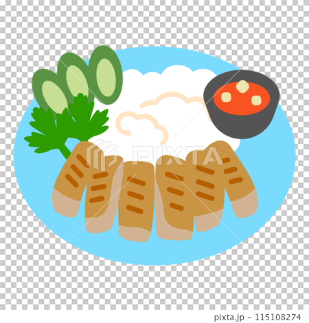 カオマンガイのアイコンイラスト 115108274