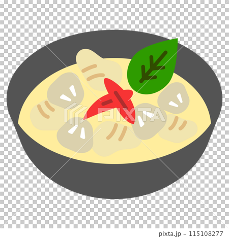 Tom Kha Gai icon illustration Tom Kha Gai icon illustration 115108277