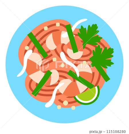 パッタイのアイコンイラスト 115108280