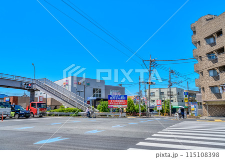 東京都練馬区の都市風景　新桜台駅 115108398