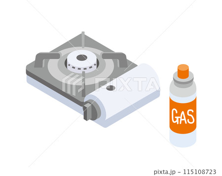 卓上カセットコンロとガスボンベ 卓上カセットコンロとガスボンベ 115108723
