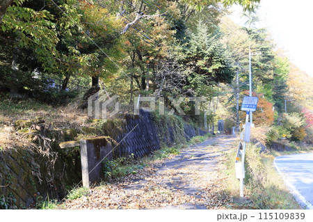 栃木県日光市の旧神子内小学校の風景 115109839