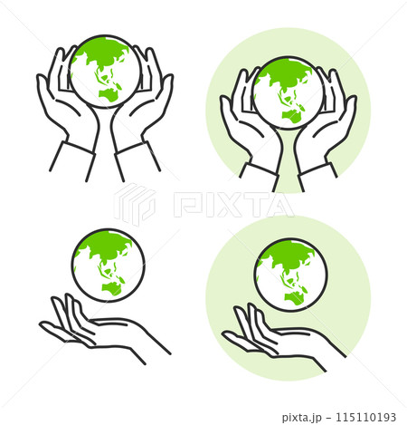 地球を手のひらで支えて、グローバル環境を考える 地球を手のひらで支えて、グローバル環境を考える 115110193