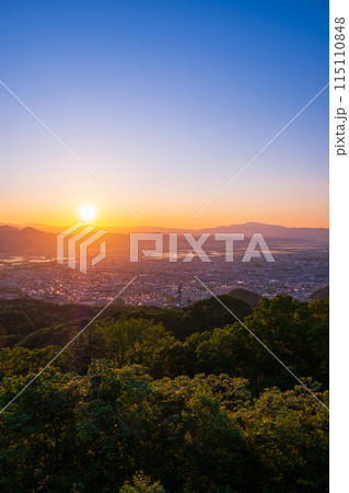 西蔵王公園展望広場・夕景 115110848