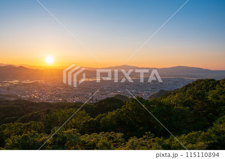 西蔵王公園展望広場・夕景 西蔵王公園展望広場・夕景 115110894
