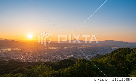 西蔵王公園展望広場・夕景 西蔵王公園展望広場・夕景 115110897