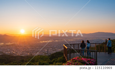西蔵王公園展望広場・夕景 西蔵王公園展望広場・夕景 115110969
