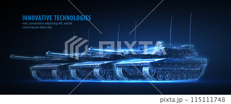 Swift tank attack on the battlefield. Armored vehicle,Troops invasion Swift tank attack on the battlefield. Armored vehicle,Troops invasion 115111748