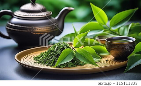 新鮮な茶葉2 115111835