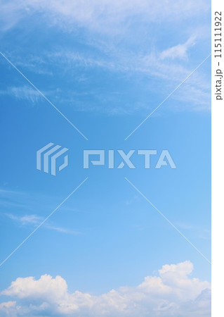 青い空と白い雲  6月上旬午前 115111922